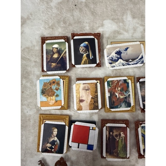 NEW Zuru Mini Brands Create Masterpieces LOT - Mona Lisa And More - Picture 2 of 5